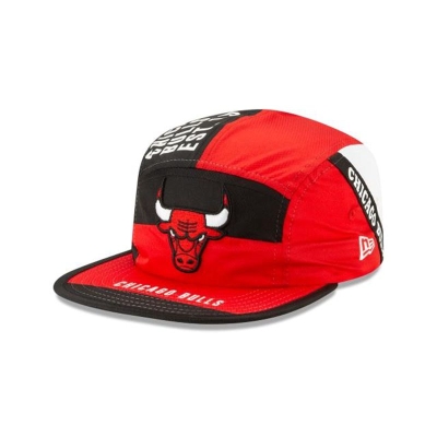 Chicago Bulls Gorra | New Era NBA Cut & Sew Camper Adjustable Cap Mexico - Negros